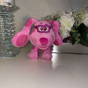 Nickelodeon Blues Clues & You Magenta Plush Soft Stuffed Dog